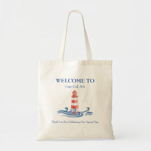 "Bienvenidos A" Bolsa De Tote De Boda De Destino