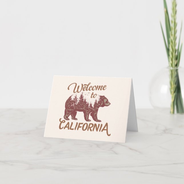 Bienvenidos a California Bear Forest (Anverso)