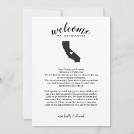 Bienvenidos a California | Letra Boda e tineraria