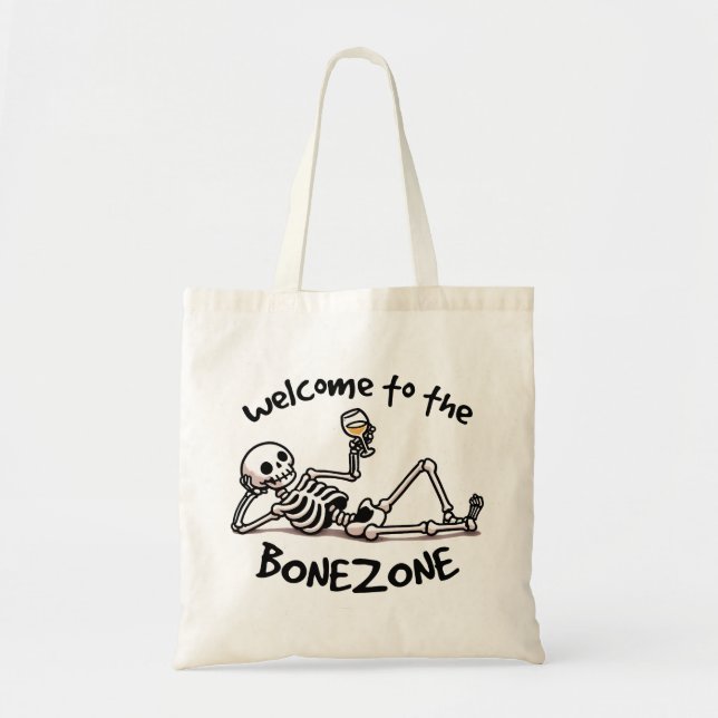 "Bienvenidos a la Bolsa de Tote de Bonezone" (Frente)
