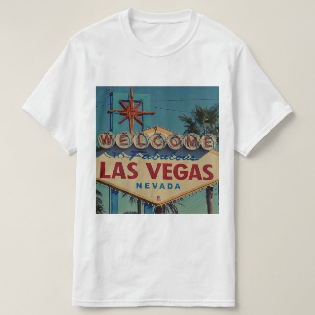 Bienvenidos a la fabulosa camiseta de Las Vegas Ne (Diseño del anverso)