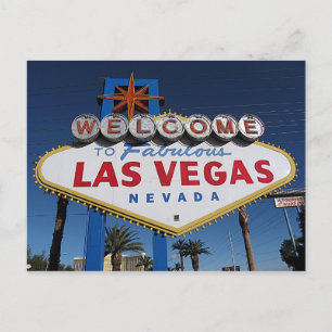 Bienvenidos a la fabulosa postal de Las Vegas