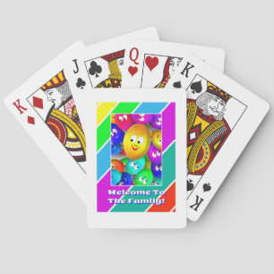 Bienvenidos A La Familia Con Cartas De Balón