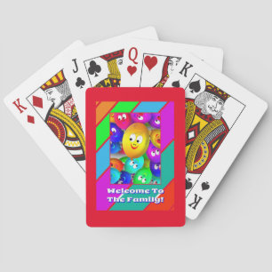 Bienvenidos A La Familia Con Cartas De Balón