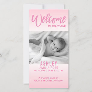 Bienvenidos a la Invitación del Recién nacido Mund