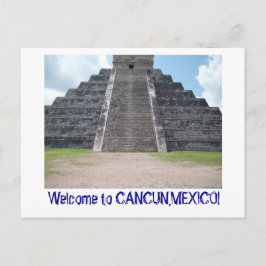 Bienvenidos a la postal de Cancún, México.