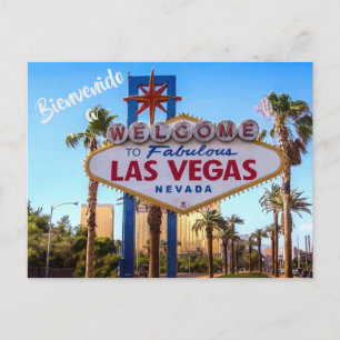 Bienvenidos a la postal de Las Vegas USA