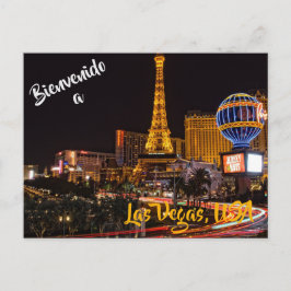 Bienvenidos a la postal de Las Vegas USA