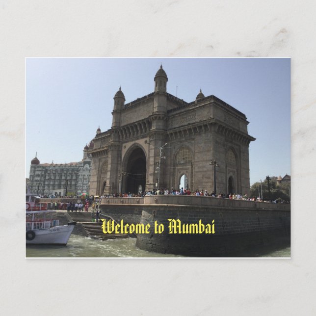 Bienvenidos a la postal de Mumbai (Anverso)