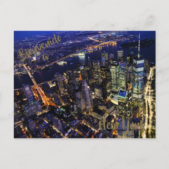 Bienvenidos a la postal de Nueva York (Anverso)
