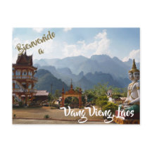 Bienvenidos a la postal de Vang Vieng, Laos