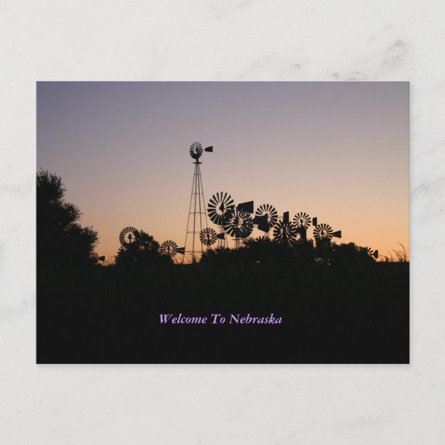Bienvenidos A La Postales De Nebraska (Anverso)