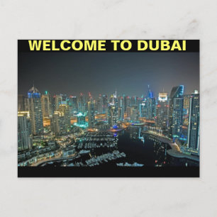BIENVENIDOS A LA TARJETA POSTAL DE DUBAI DE MOJISO