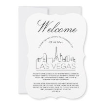 Bienvenidos a Las Vegas | Invitación de detalles d