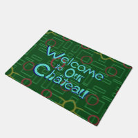 Bienvenidos a nuestra alfombra de puertas verdes d