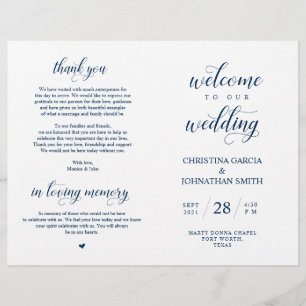 Bienvenidos a nuestra Ceremonia Boda, Programa Fol