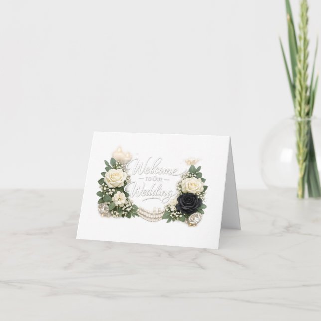 Bienvenidos a Nuestra Invitación de Boda (Anverso)