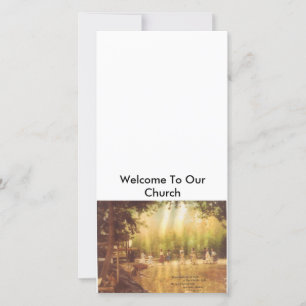 Bienvenidos A Nuestra Tarjeta De La Iglesia