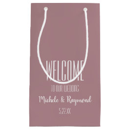 Bienvenidos a nuestras Bodas DUSTY ROSA de bolsas