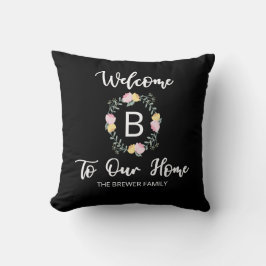 Bienvenidos A Nuestro Cojín decorativo De Casa