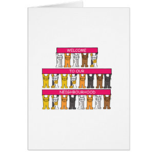 Bienvenidos a nuestro vecindario, gatos Personaliz