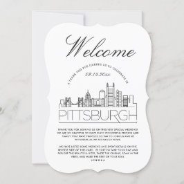 Bienvenidos a Pittsburgh | Invitación con detalles