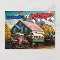 Bienvenidos a Wisconsin, postal para el cruce