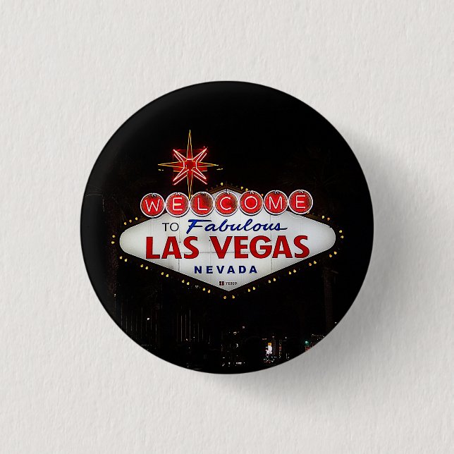 Bienvenidos al botón #2 del Rótulo de Las Vegas (Anverso)