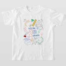 Bienvenidos al doodle de 2º grado de la camiseta d