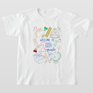 Bienvenidos al doodle de 2º grado de la camiseta d