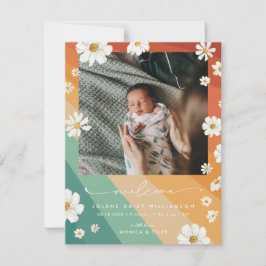 Bienvenidos al mundo | | Nacimiento Retro Boho