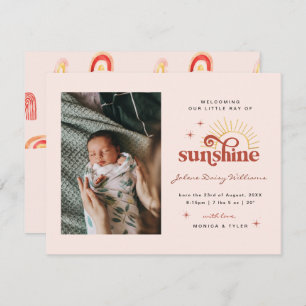 Bienvenidos al mundo Ray of Sunshine Birth