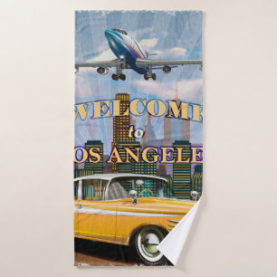 Bienvenidos al poster retro de Los Ángeles.