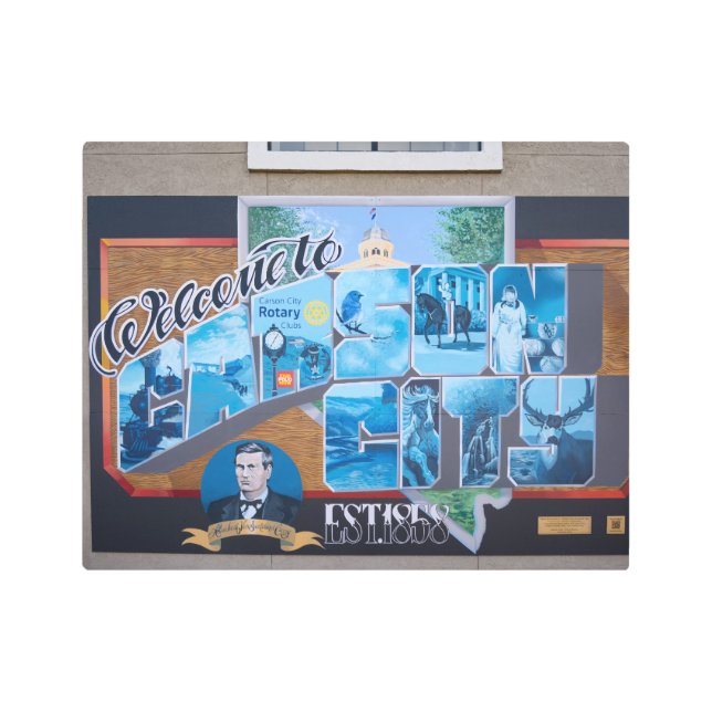 Bienvenidos al Rótulo de Carson City - Decoración  (Anverso)