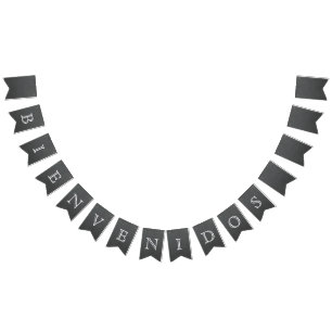 Bienvenidos - bandera del diseño de la pizarra