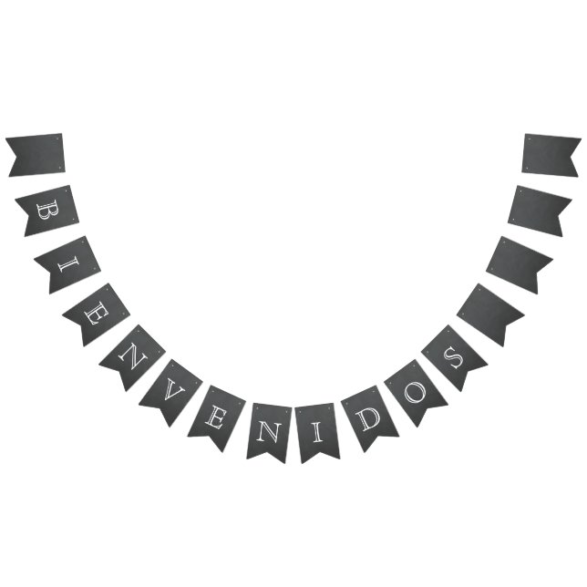 Bienvenidos - bandera del diseño de la pizarra (Todo)