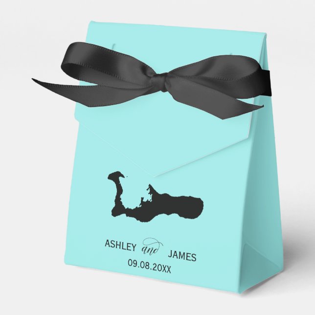 Bienvenidos bodas a la caja de favoritos del mapa  (Front Side)