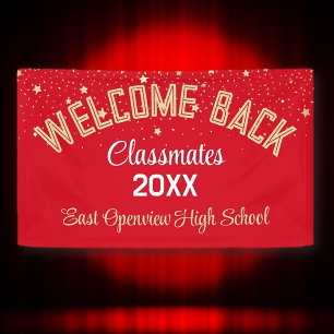 ¡Bienvenidos compañeros de clase! Pancarta de la r