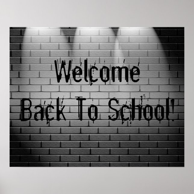 ¡Bienvenidos de nuevo a la escuela! Impresión de c (Frente)