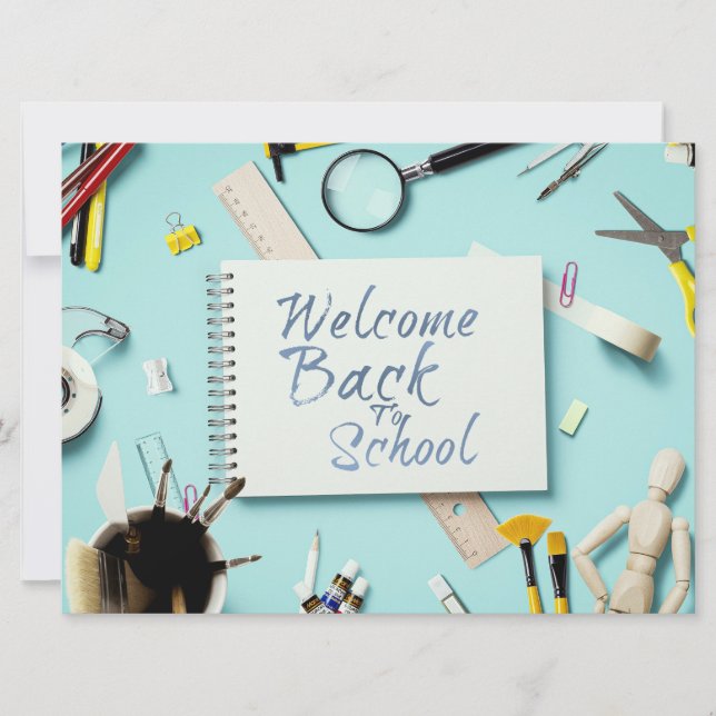 Bienvenidos de vuelta a la escuela - Estilo creati (Anverso)