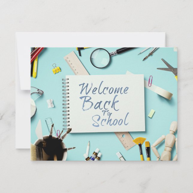 Bienvenidos de vuelta a la escuela - Estilo creati (Anverso)