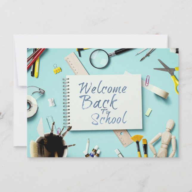 Bienvenidos de vuelta a la escuela - Estilo creati (Anverso)