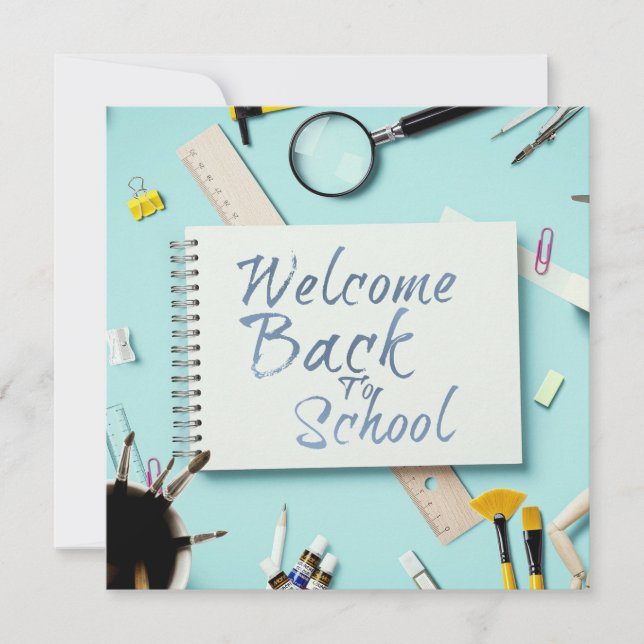 Bienvenidos de vuelta a la escuela - Estilo creati (Anverso)