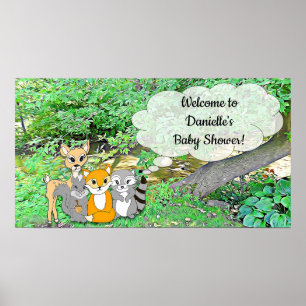 Bienvenidos Posters de Baby Shower sobre el tema d