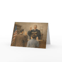 Bienvenidos — Tarjeta de Ceremonia de Juramento de