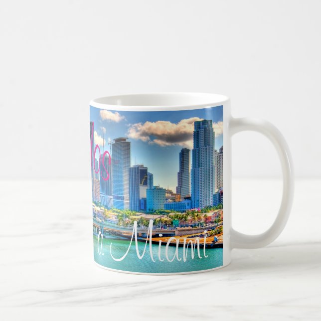 Bienvenidos una taza de café de Miami (Derecha)