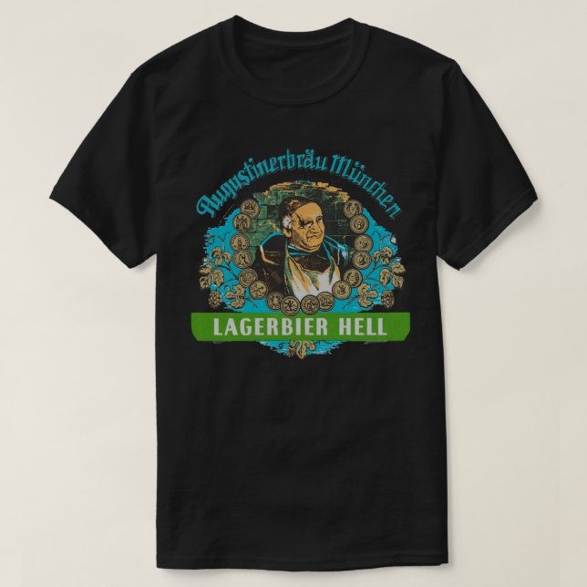 Bière Augustiner Munich... Camiseta Lagerbier Hell (Diseño del anverso)