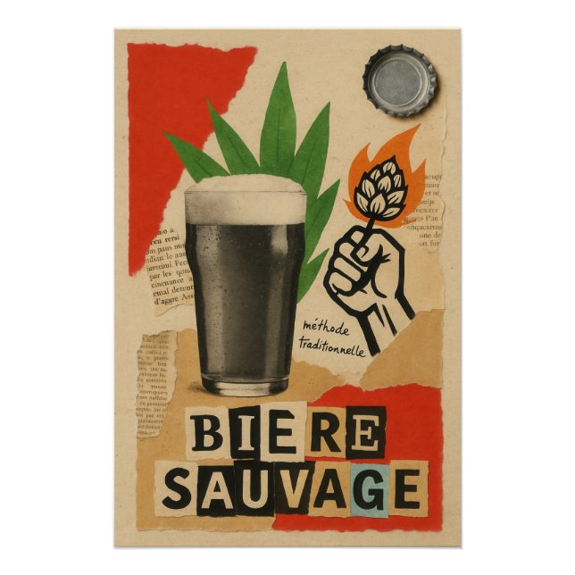 Bière Sauvage - Poster (Anverso)