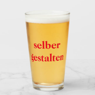Bierglas selber gestalten