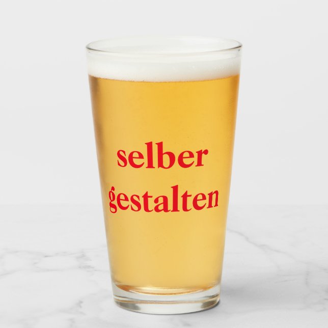 Bierglas selber gestalten  (Anverso (lleno))